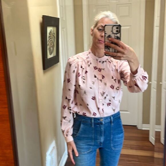 Joie Pink Blouse Size Small - Picture 4 of 9